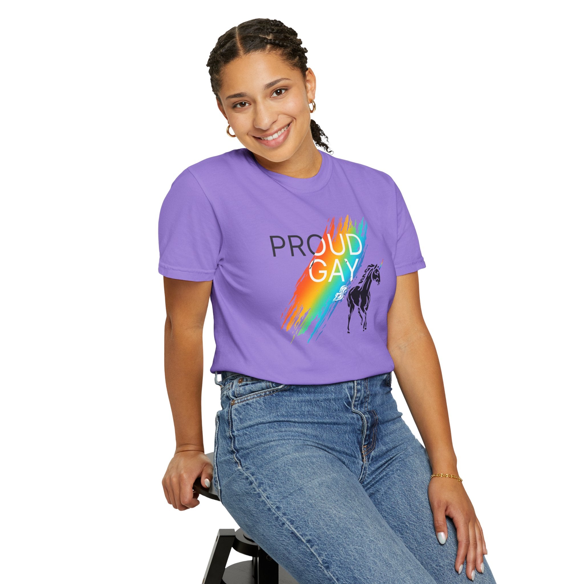 Proud Gay Rainbow Unicorn T-Shirt